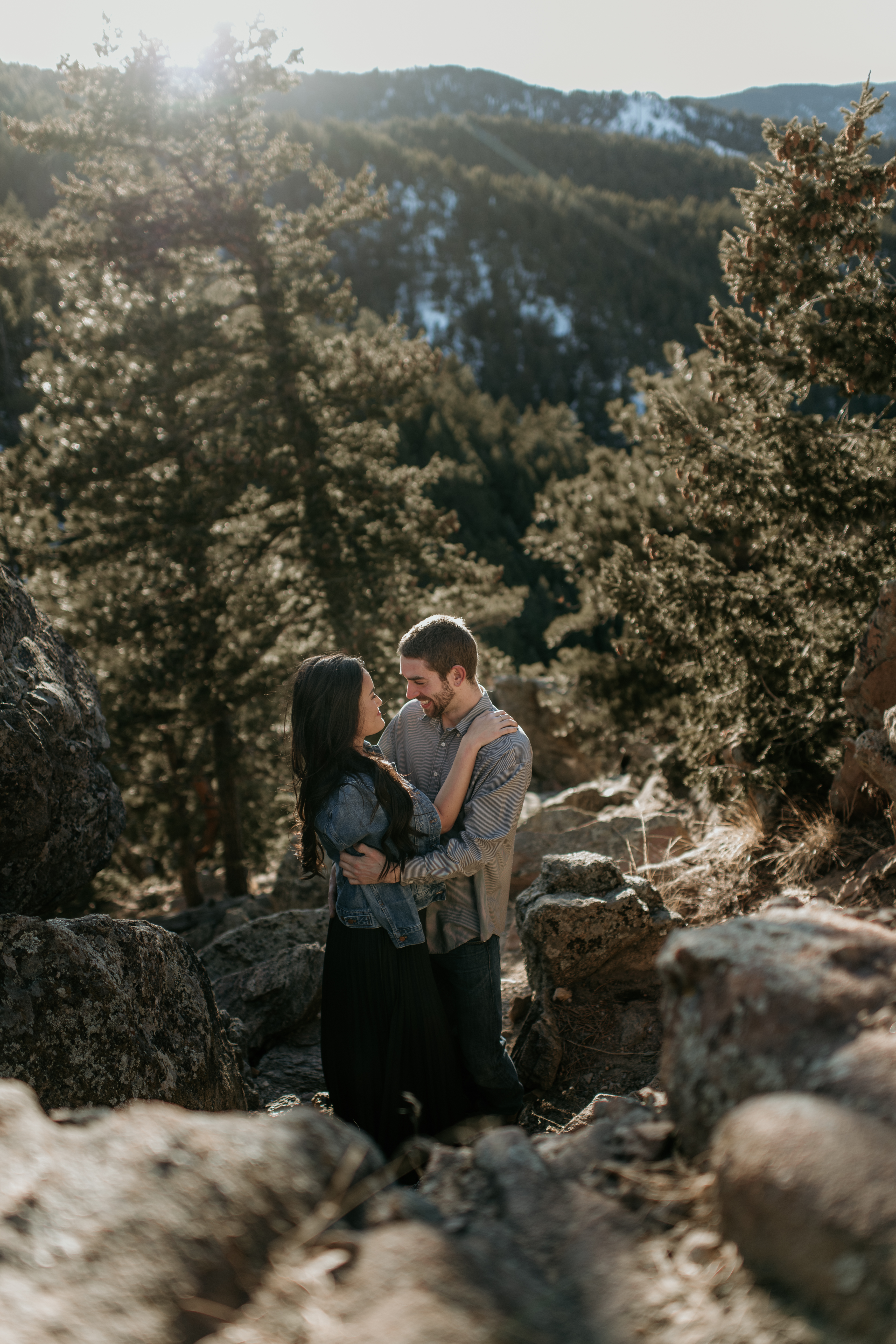 Couples session boulder colorado photographs by teresa