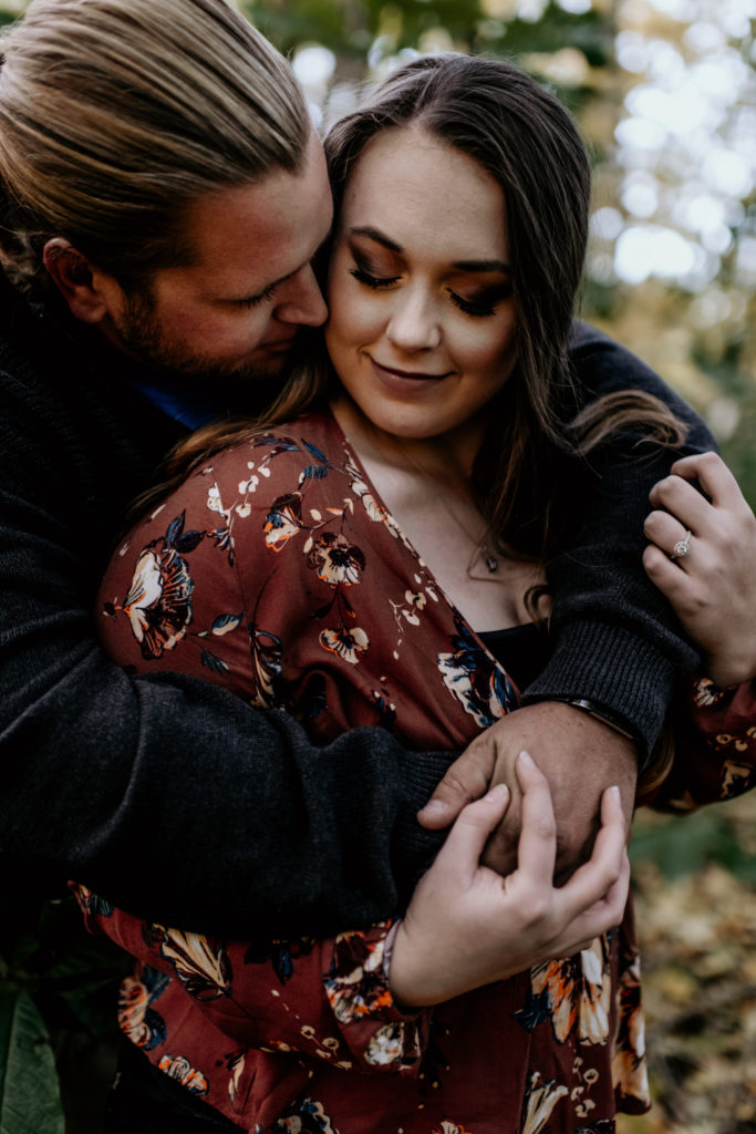 Illinois engagement session at funks grove | Photographs by Teresa