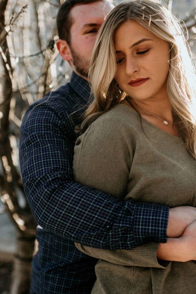 Engagement session at The Riverfront in Downtown Peoria Illinois