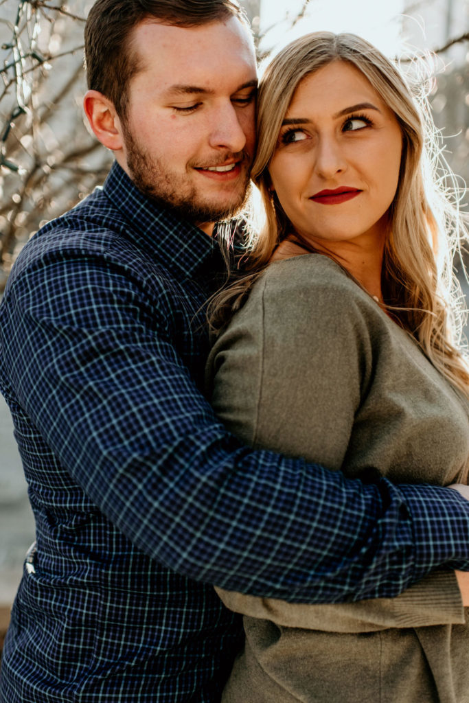 Engagement session at The Riverfront in Downtown Peoria Illinois