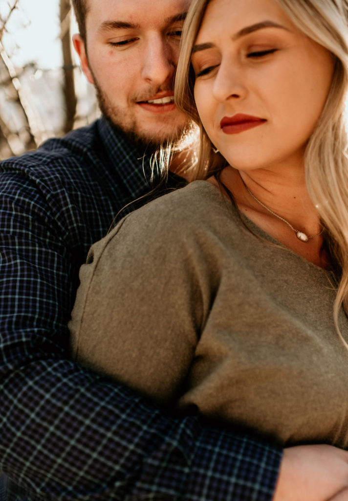 Engagement session at The Riverfront in Downtown Peoria Illinois