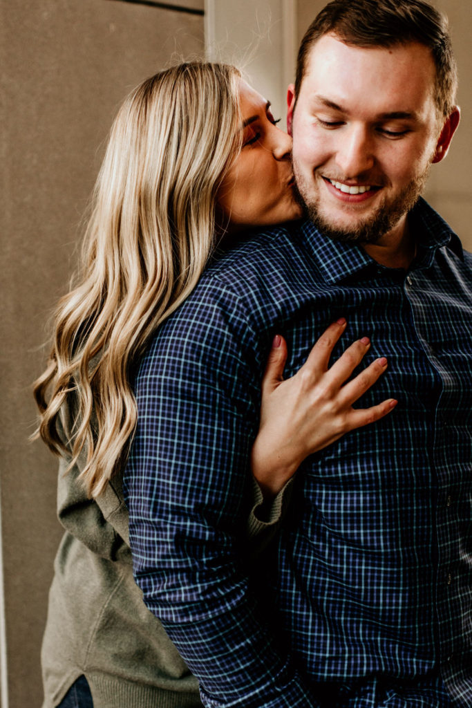 Engagement session at The Riverfront in Downtown Peoria Illinois