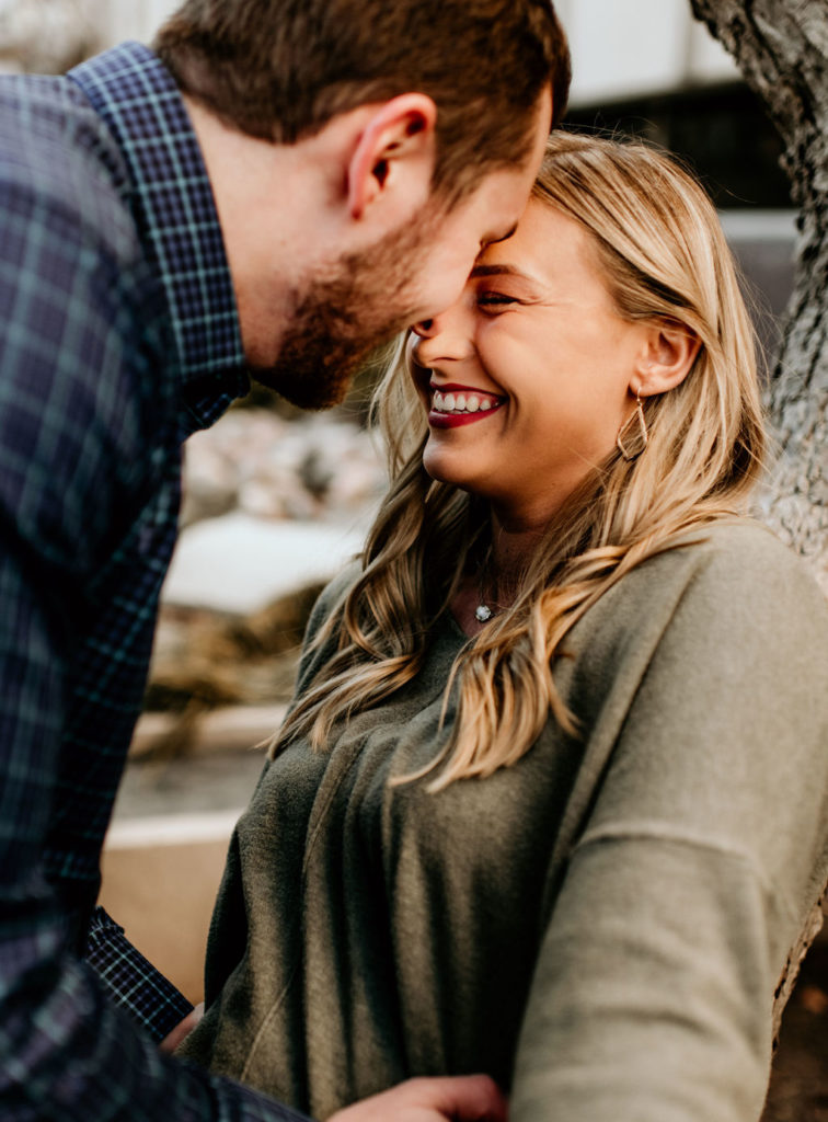 Engagement session at The Riverfront in Downtown Peoria Illinois