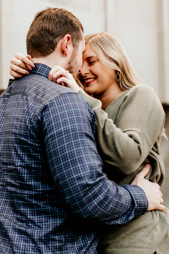 Engagement session at The Riverfront in Downtown Peoria Illinois