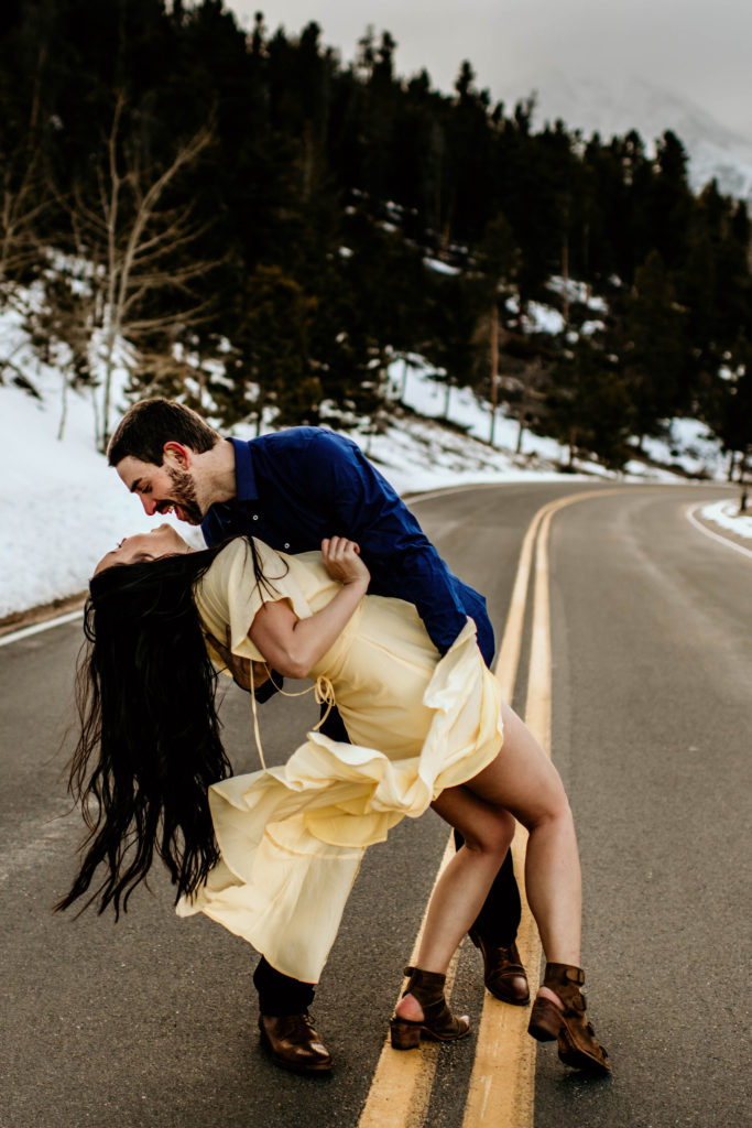Rocky Mountain National Park Engagement by Photographs by Teresa