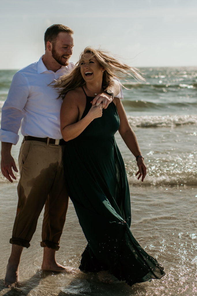 Clearwater Beach, Florida couples session including couples outfit ideas and posing inspiration for couples sessions photography by Photographs by Teresa
