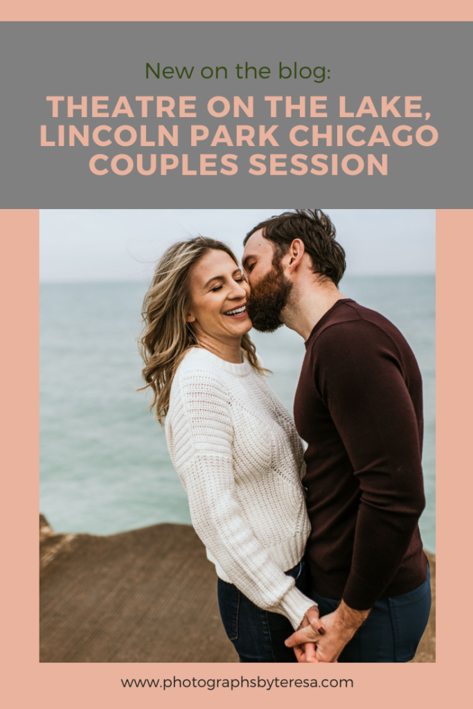 Theatre on the Lake, Lincoln Park Chicago Couples session including outfit ideas and posing inspiration for outdoor session | Photographs by Teresa , Chicago Wedding and engagement photographer,
