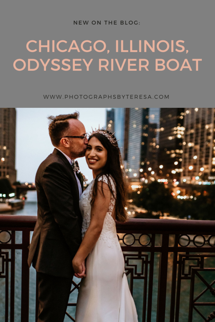 Chicago, Illinois, Odyssey River boat including wedding details, bride and groom fashion and wedding inspiration by Photographs by Teresa