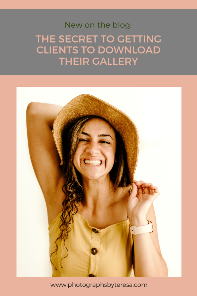 The Secret to Getting Clients to Download Their Gallery by Photographs by Teresa. This blog post includes client management tips for photographers. Browse the blog for more inspiration #photographertips #tipsforphotographers #clientmanagement